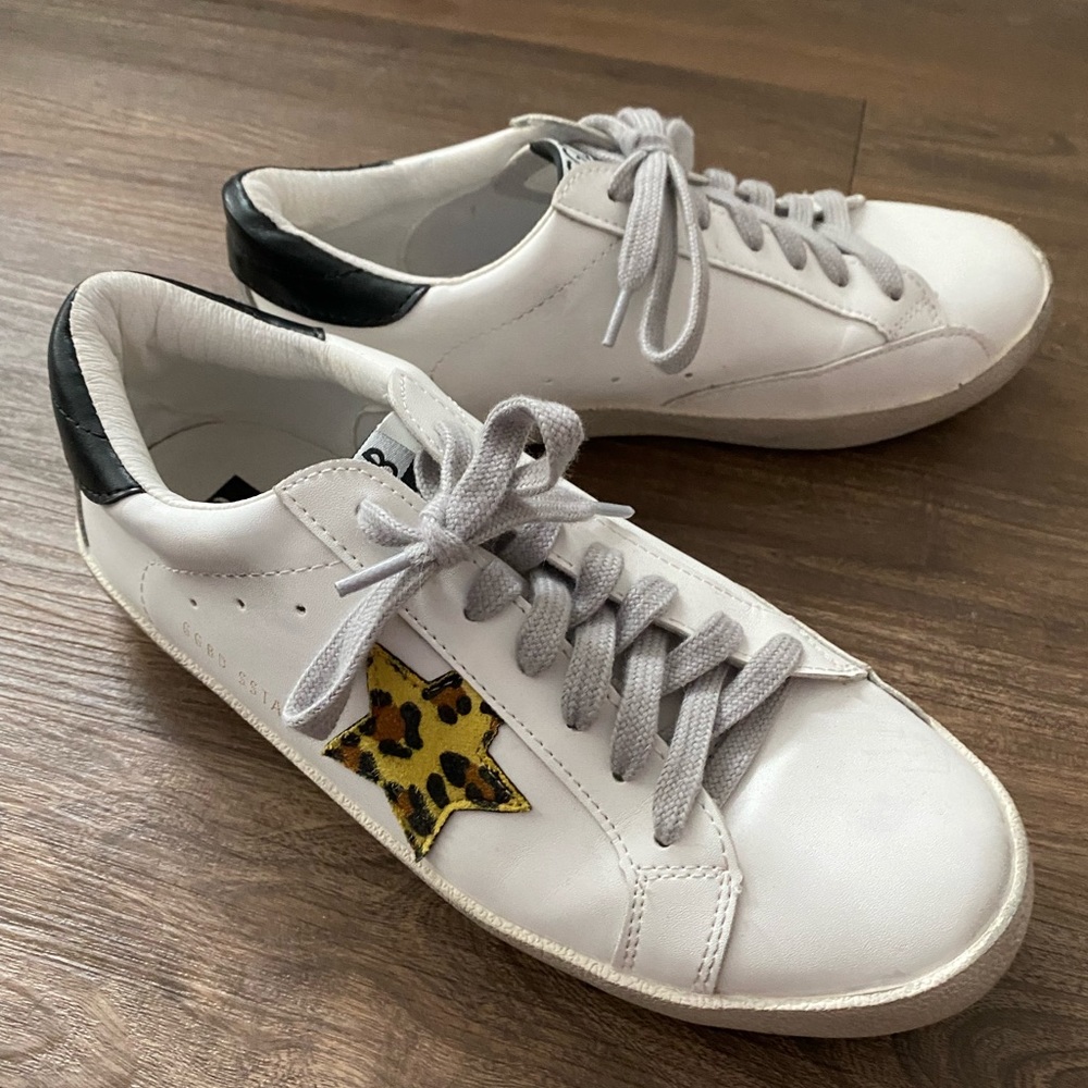 Leopard star sneakers